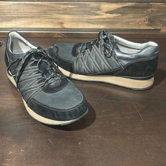 Dansko Gabi Charcoal Black Comfort Sneaker Shoes Size 41 (10.5) - Picture 6 of 11